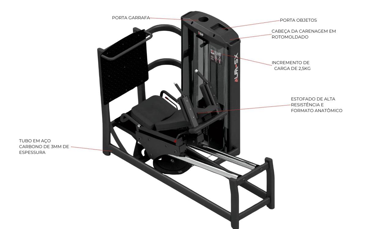 Leg Press Regulável